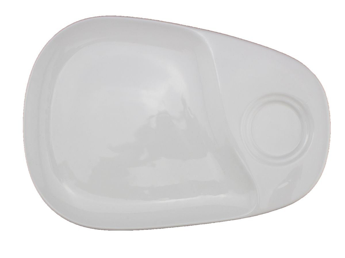Confezione 12 pezzi VASSOIO GOURMAND OVALE 23X16CM
