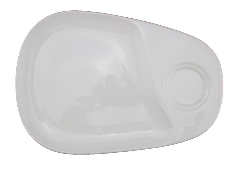 Confezione 12 pezzi VASSOIO GOURMAND OVALE 23X16CM