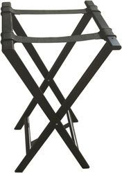 Confezione 1 pezzo PORTAVASSOIO 45.5X43X82 LEGNO NERO
