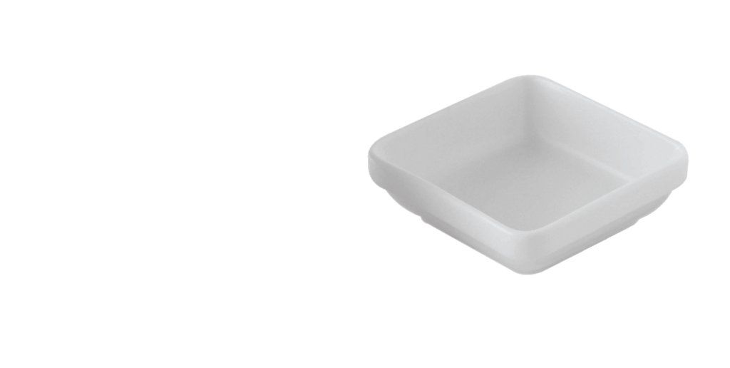 Confezione 12 pezzi RAVIERA QUADRO  BIA..P18.  11X11X3,5CM