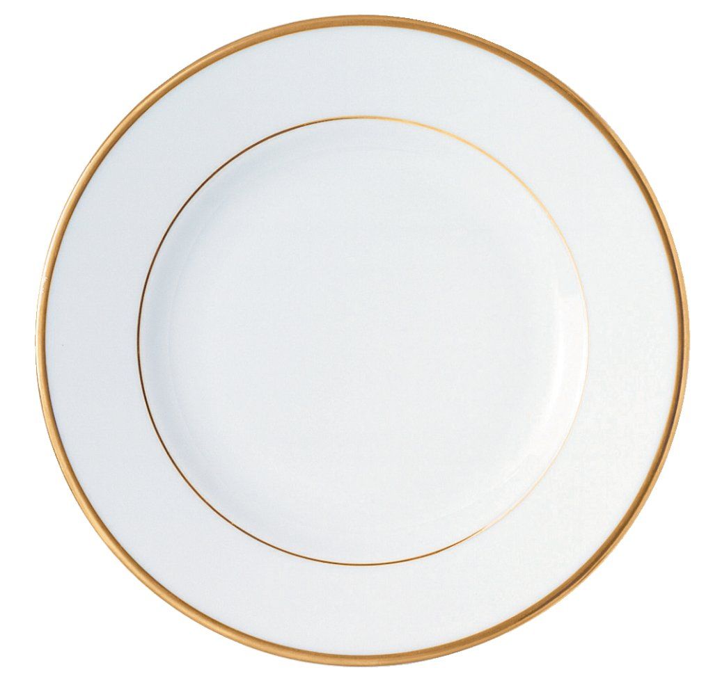 Confezione 12 pezzi PIATTO PIANO 21CM FILO ORO ROMA