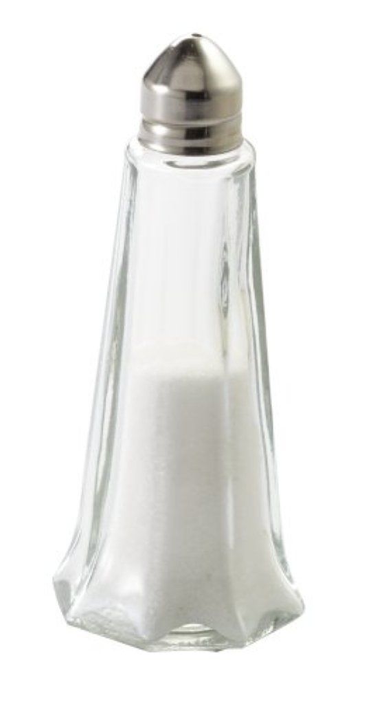 Confezione 12 pezzi SALIERA INOX VETRO TOUR EIFFEL 11CM