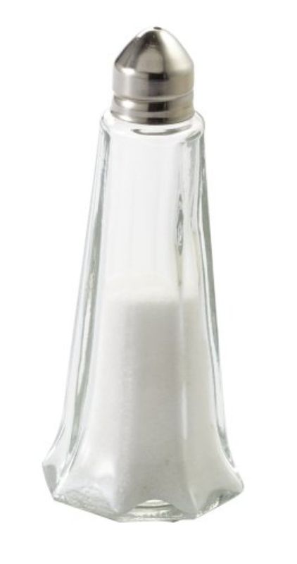 Confezione 12 pezzi SALIERA INOX VETRO TOUR EIFFEL 11CM