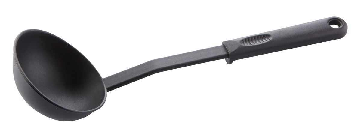 Confezione 1 pezzo MESTOLO NYLON 31CM NERO