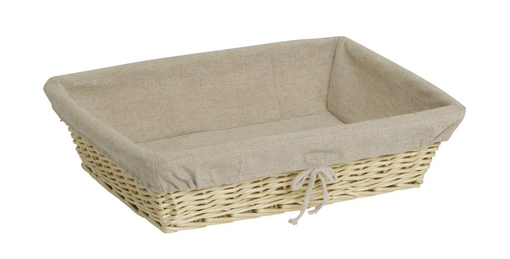 Confezione 1 pezzo CESTO VIMINI INTERNO JUTA 40X30 H10