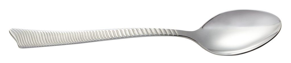 Confezione 12 pezzi CUCCH FRUTTA X 18/10 WAVE CESELLATO