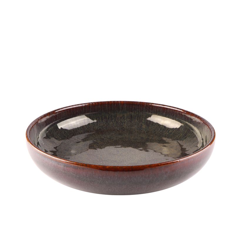 Confezione 6 pezzi PIATTO COUPE FONDO 22CM AMBER