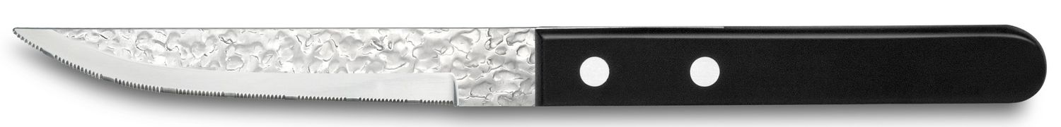 Confezione 12 pezzi  COLTELLO STEAK NERO ABS ELITE