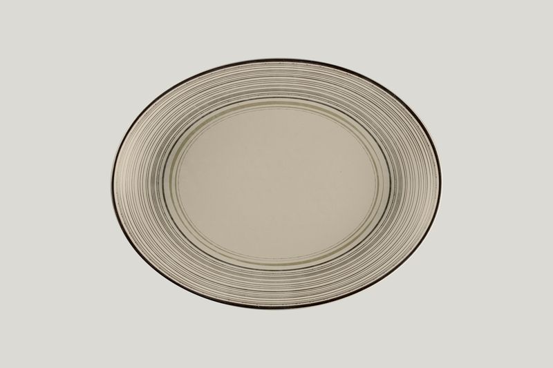 Confezione 6 pezzi OVALE 36CM E11 ARGILA