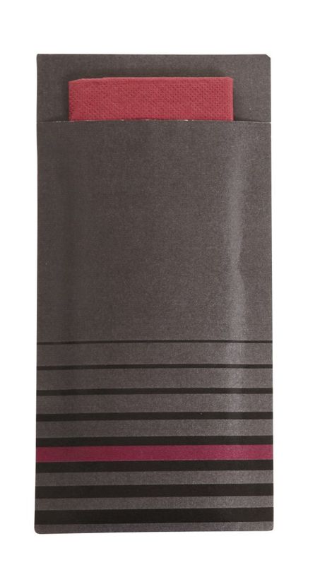 Confezione 1 pezzo CONF.200 POCHET.ISI GRIGIO/BORDEAUX
