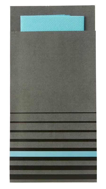 Confezione 1 pezzo CONF.200 POCHET.ISI GRIGIO/BLU LAGUNA