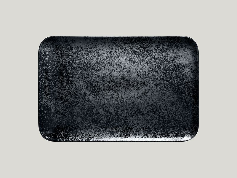 Confezione 6 pezzi PIATTO RETT. 33X22CM KARBON