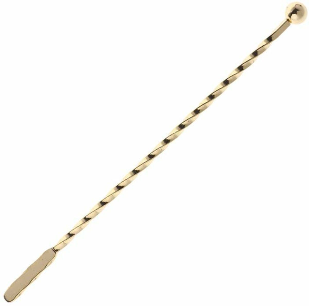 Confezione 1 pezzo MESCOLATORE COCKTAIL 21 CM DORATO