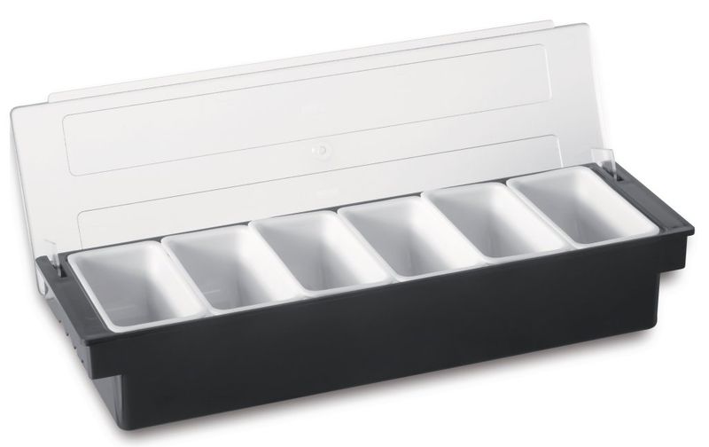 Confezione 1 pezzo PORTAINGREDIENTI 6 POSTI 49X16CM H9.7