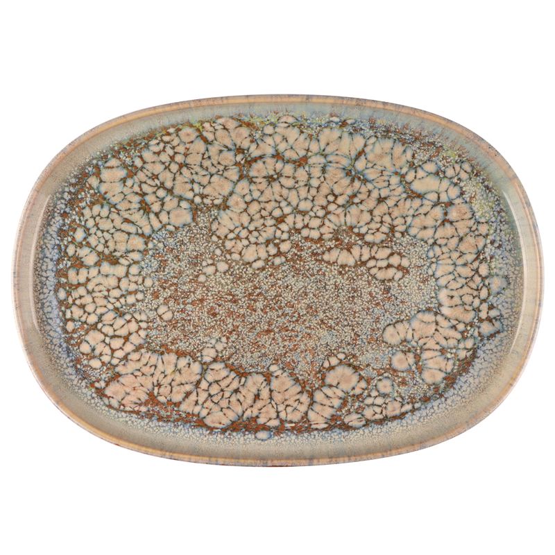Confezione 4 pezzi PIATTO OVALE CM.33 TROPIC