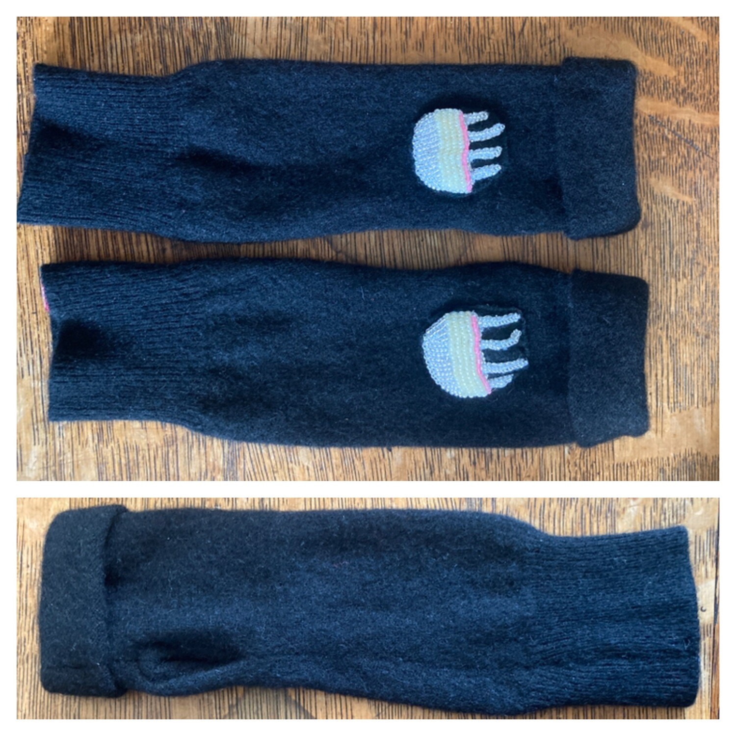 Beaded Cashmere Gloves