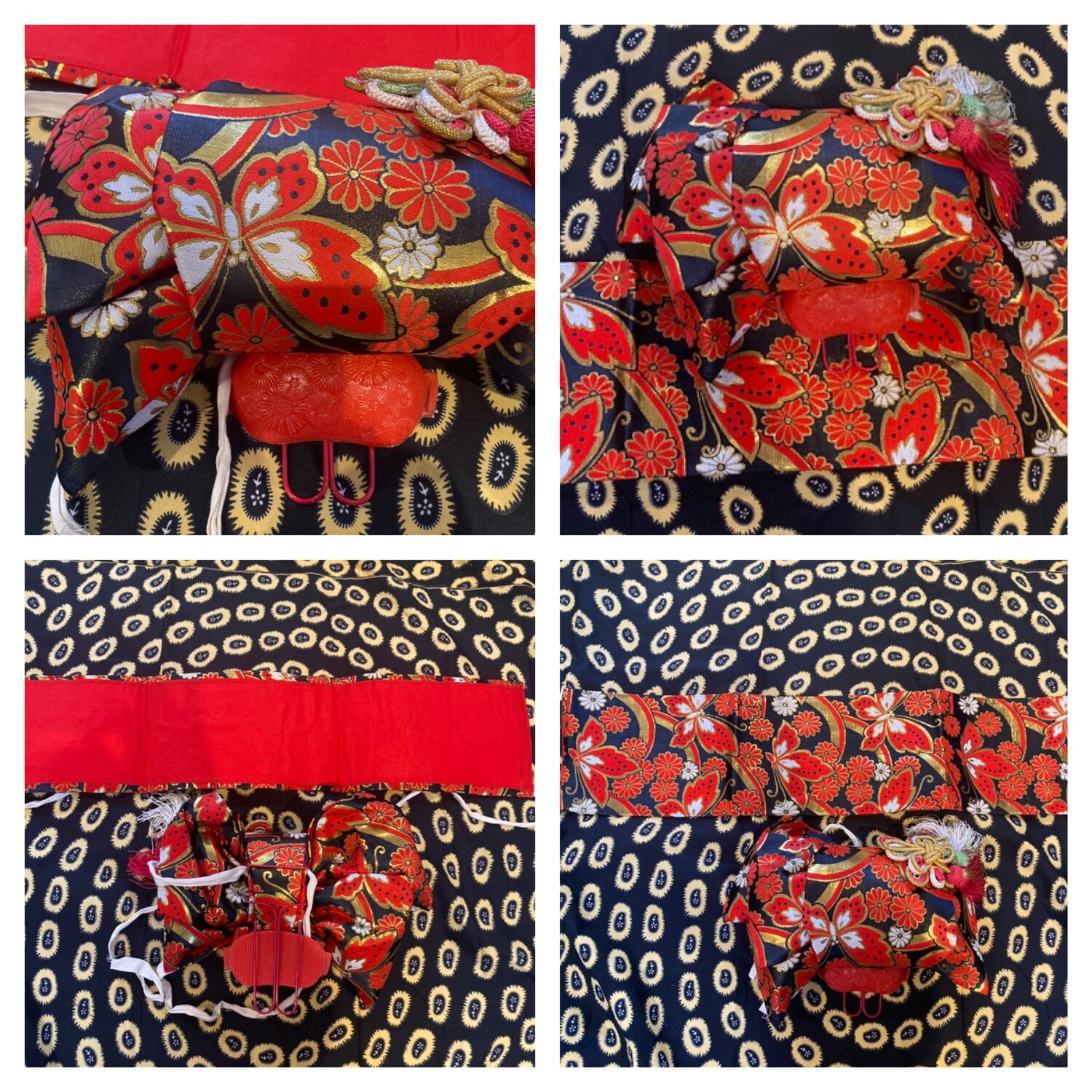 Vintage obi belts and ready bows