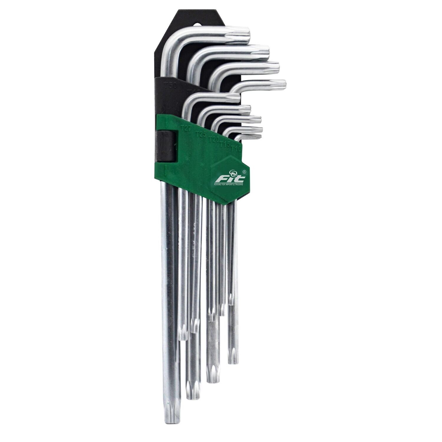 49056300 - FIT طقم مفتاح الن نجمةاكثر طولا من T10 الي T50 كروم فانديوم