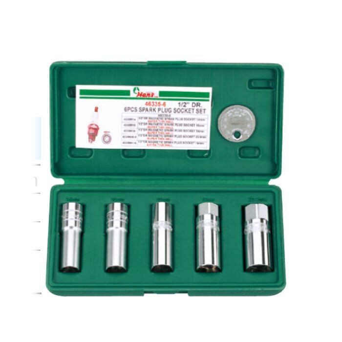 69138000 - HANS طقم لقم بوجية مغناطيس 1/2" كروم 6 قطع 46335-6