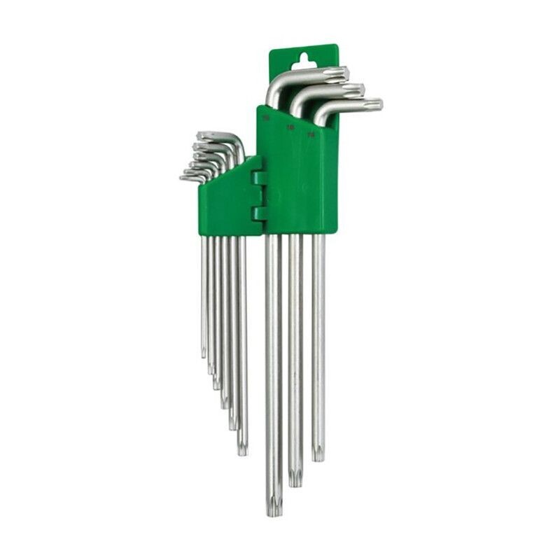 69396000 - HANS طقم مفتاح الن نجمة طويل  9 ق من T10 الى T50 16743-29T
