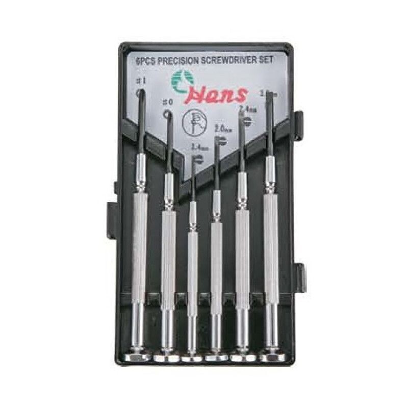 69439000 - HANS طقم مفك ساعاتى 6 قطع 06100-6