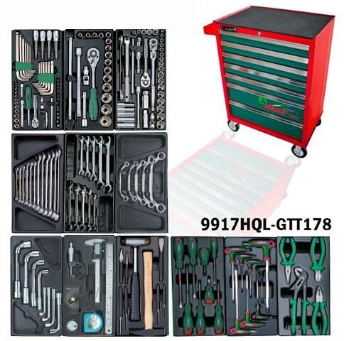 69106500 - HANS طقم عدة كامل 178 قطعة GTT-178