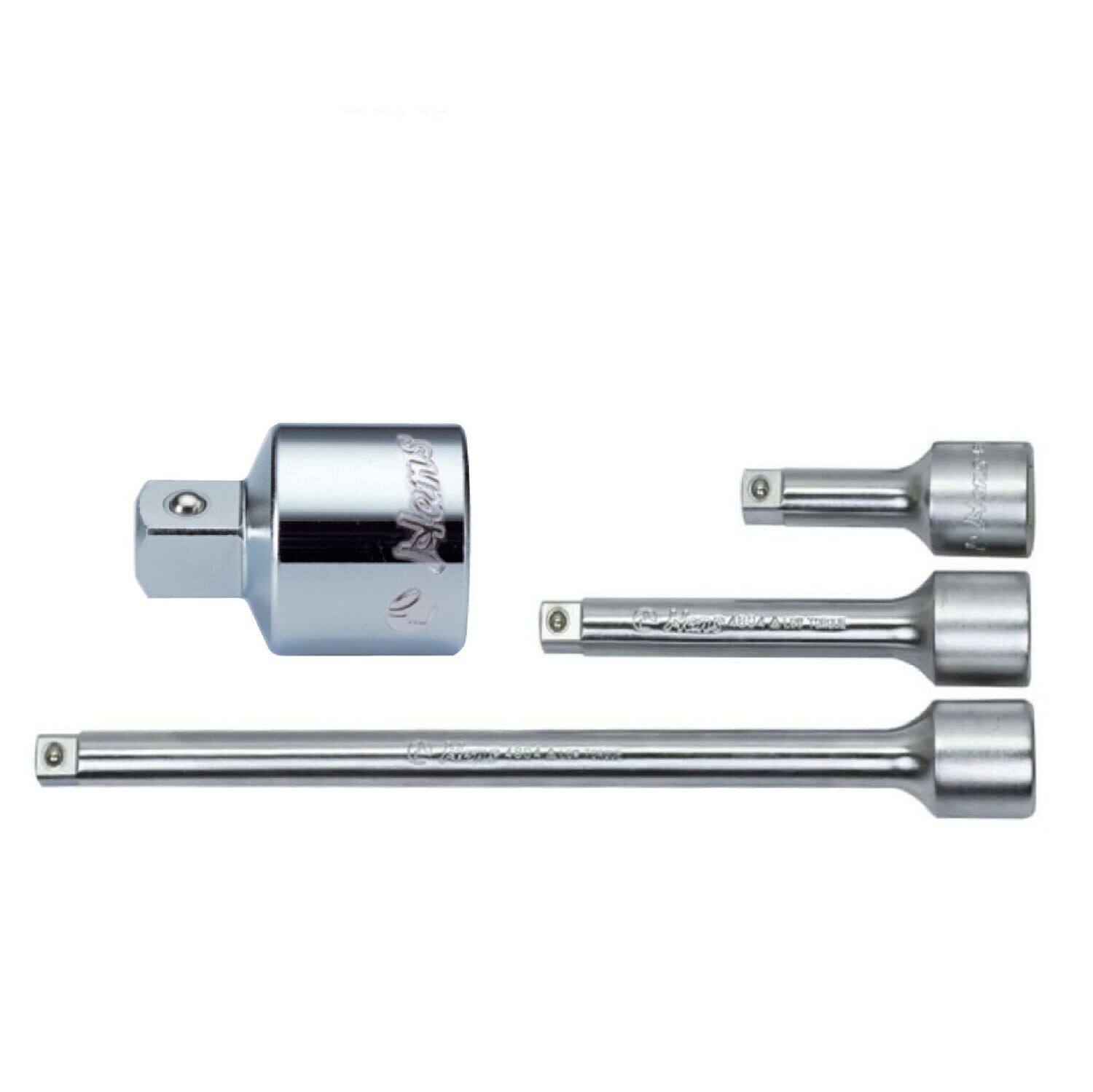 69215600 - HANS ادبتر كروم ابيض نتاية 2/1" X  دكر  3/8" 4804- 01