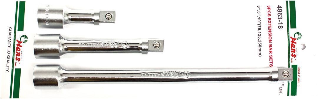 69226700 - HANS طقم وصلات 2/1"  3ق 3" & 5" & 10" 4863-18