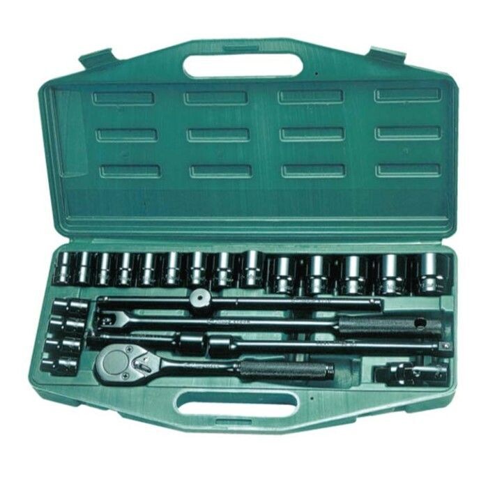 69232600 - HANS طقم لقم 2/1" اسود 24 ق  مشرشر - ش صاج بالبوصة من 16/5" الى 1.25" 4625-2A