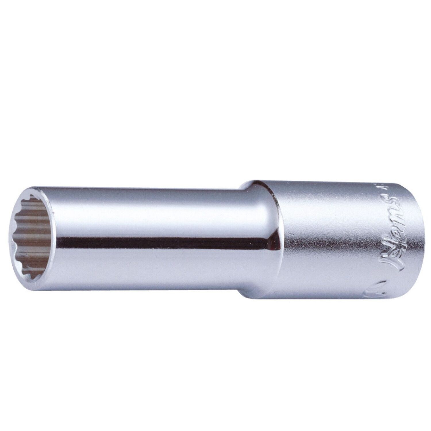 69135240 - HANS لقمة 1/2" مشرشرة طويلة كروم مقاس 24مم 4302M24