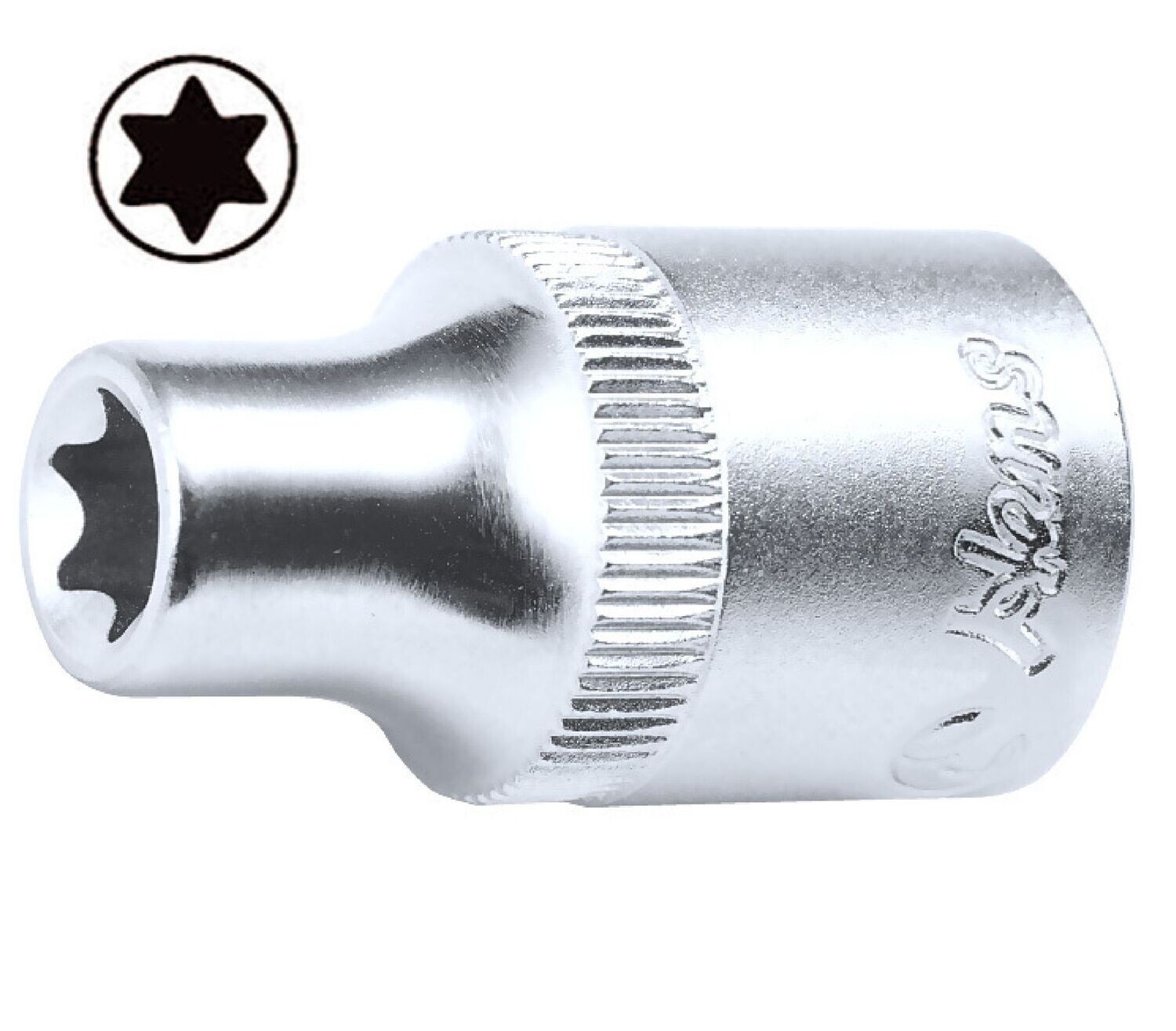 69162200 - HANS لقمة  1/2" كروم نجمة 4410E22