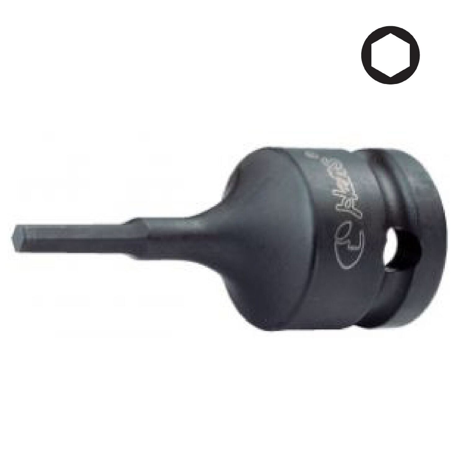 69179200 - HANS لقمة  1/2" أسود تصادمية النكية مسدس  19 مم 84016-2M19