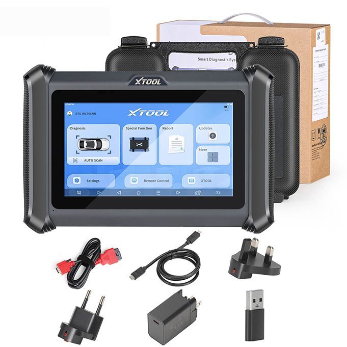 47977000 - xTool D7s obd2 جهاز كشف اعطال السيارات + شاحن + وصلة