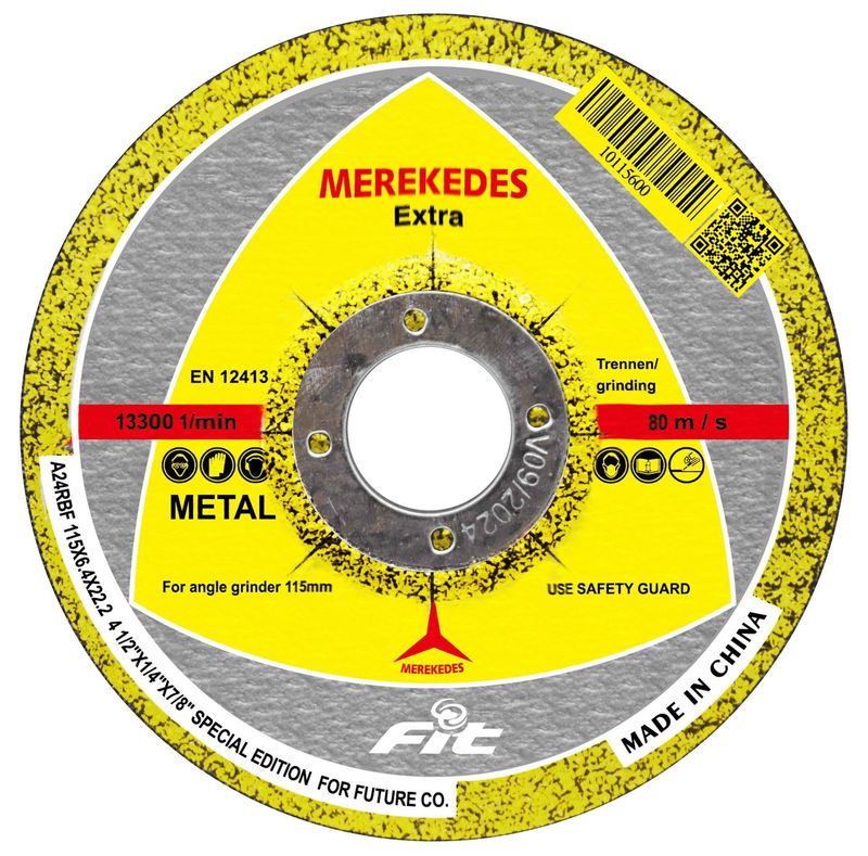 10115600 - MERKEDES حجر تجليخ 4.5 * 6 حديد 115*6