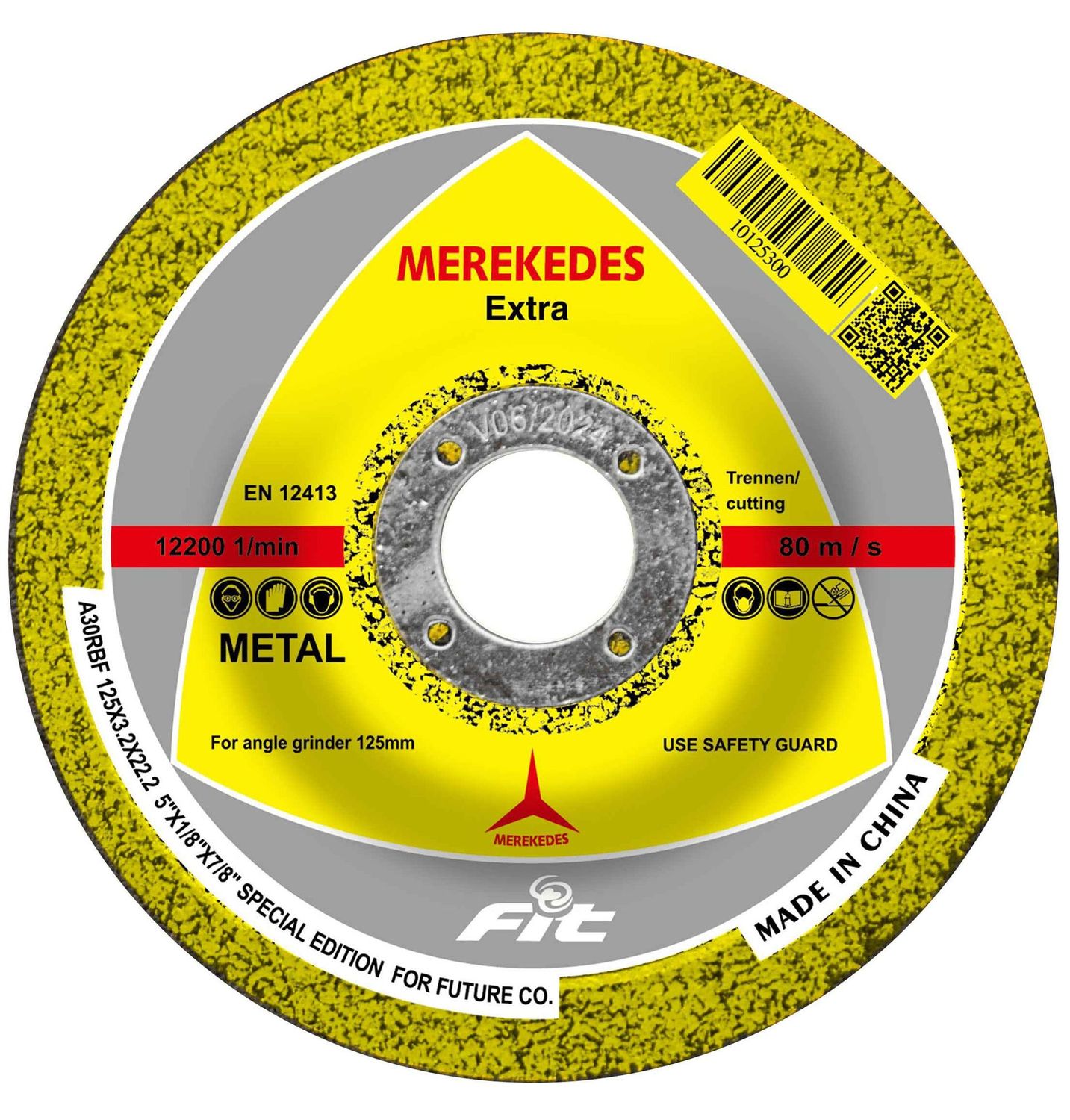 10125300 - MERKEDES حجر قطع 5 * 3 حديد  125*3