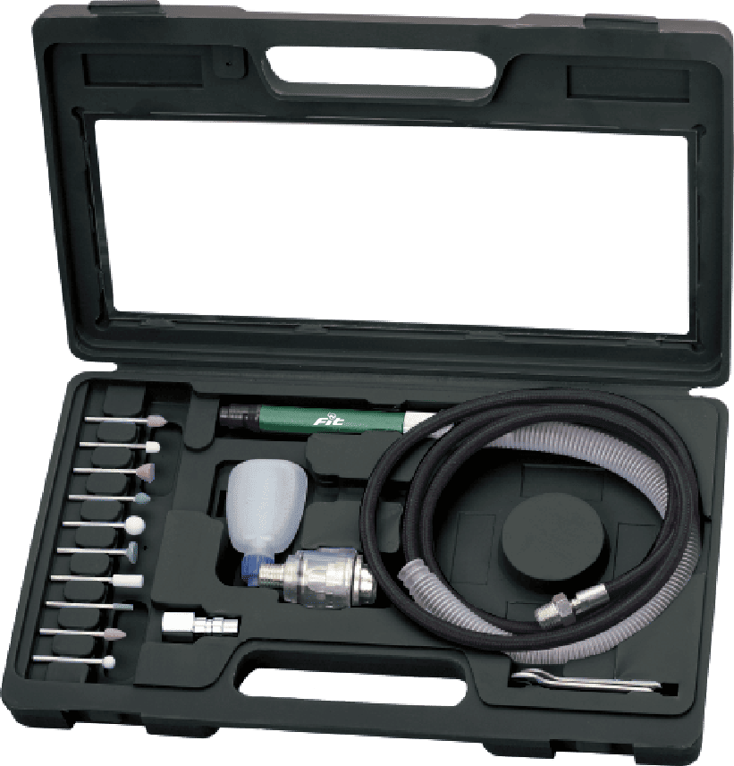 22306350 - FIT كيت مينى كرافت بالهواء بالخرطوم 1/8 " / 54000ل/د ش بلاستيك 17 قطعة 7819RP