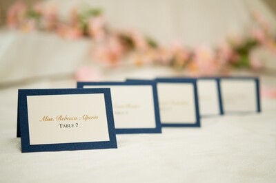 Double Layered Escort Card