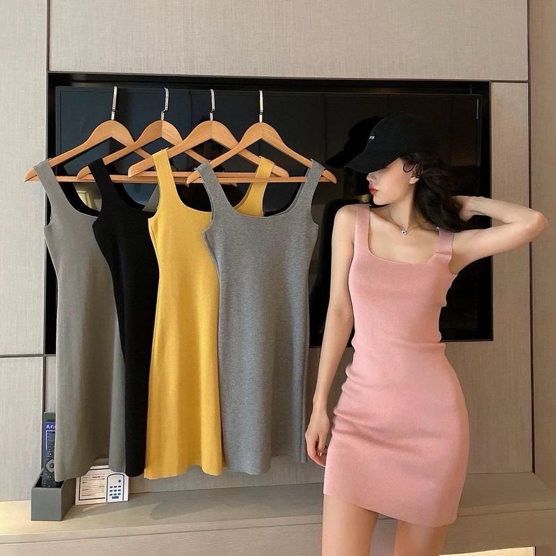 Casual Sleeveless Mini Body-con Casual Sleeveless Mini Body-con
