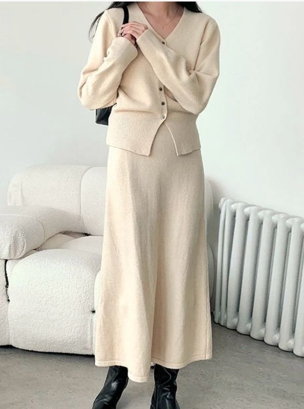 Knit Blzrskrt Set