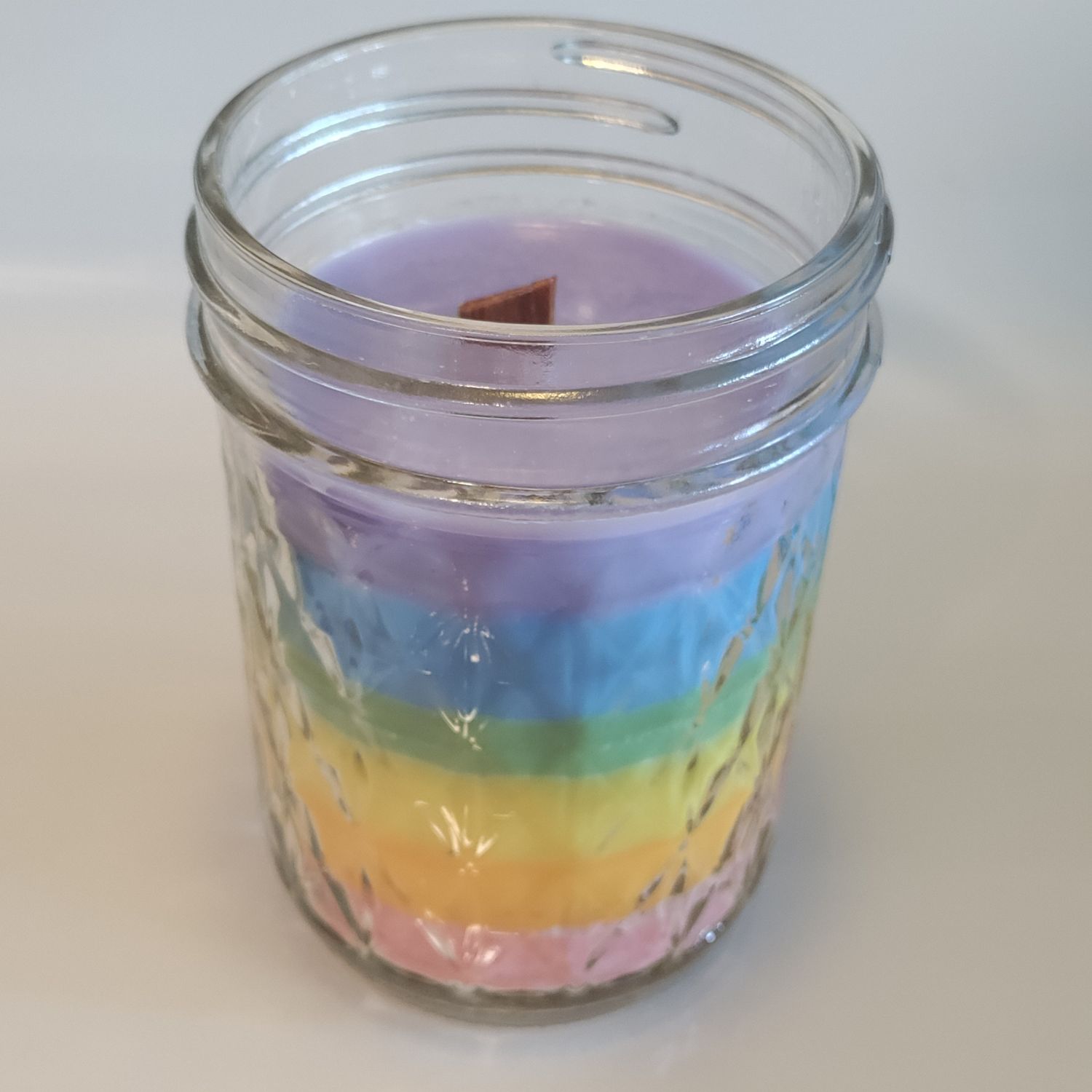 Rainbow Soy Candle