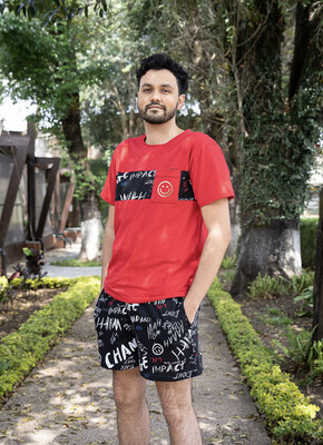 Happy life hombre short