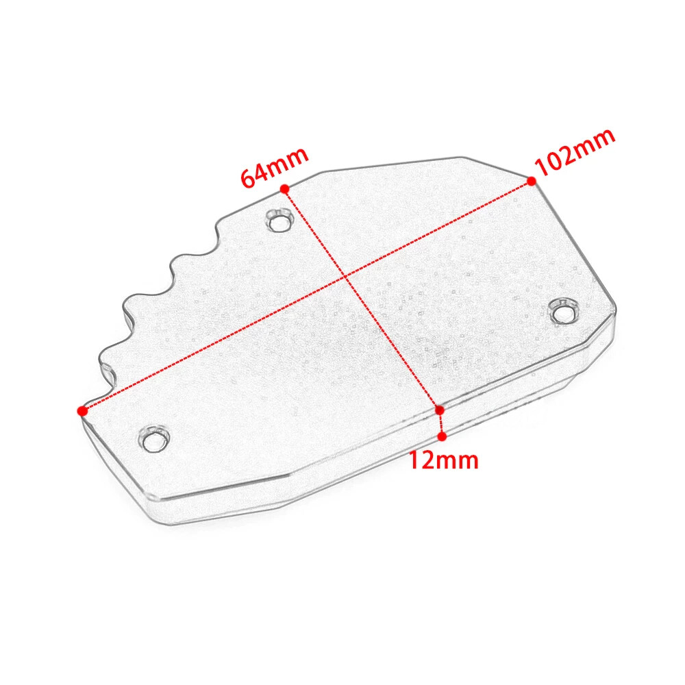 Motorcycle Side Stand CNC Aluminum Enlarger Pad