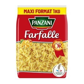 Palette Pâtes Farfalles Panzani 1KG