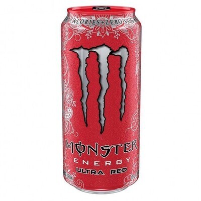 Palette Monster Energy Ultra Red 500ml