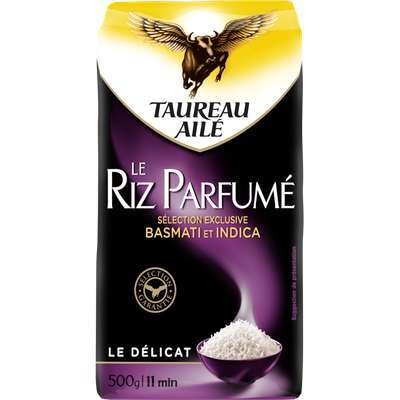 Palette Riz parfumé basmati &amp; indica - TAUREAU AILE - 500g