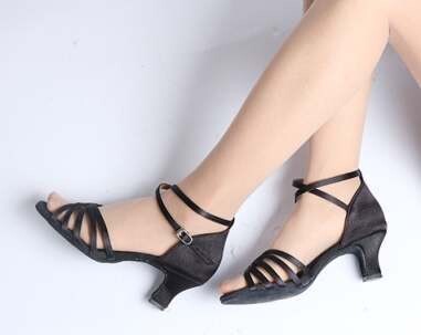 Latin One Inch heel Dance shoe