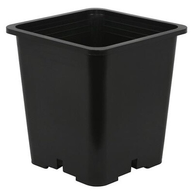 Gro ProPremium Square Black Plastic Pots