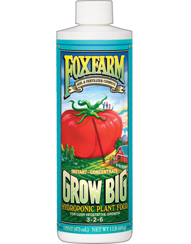 FoxFarm Grow Big Hydro Liquid Concentrate 3-2-6