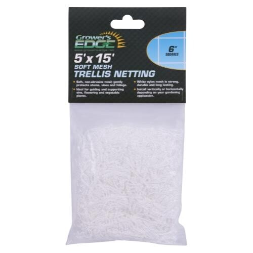 Grower&#39;s Edge Soft Mesh Trellis Netting 6&quot; Square