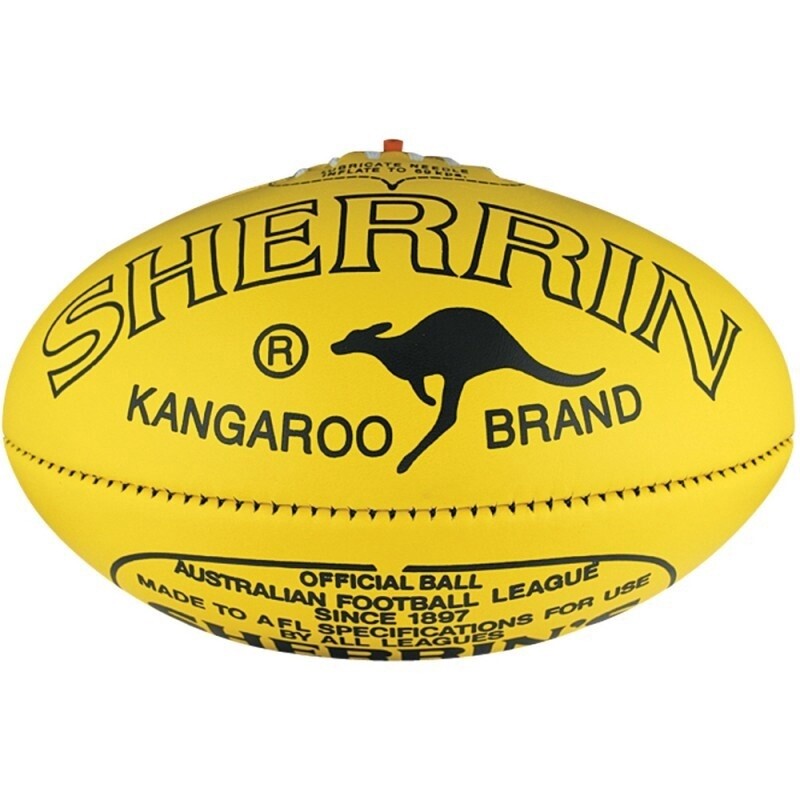 KB Sherrin Poly Football Size 4 (Yellow)